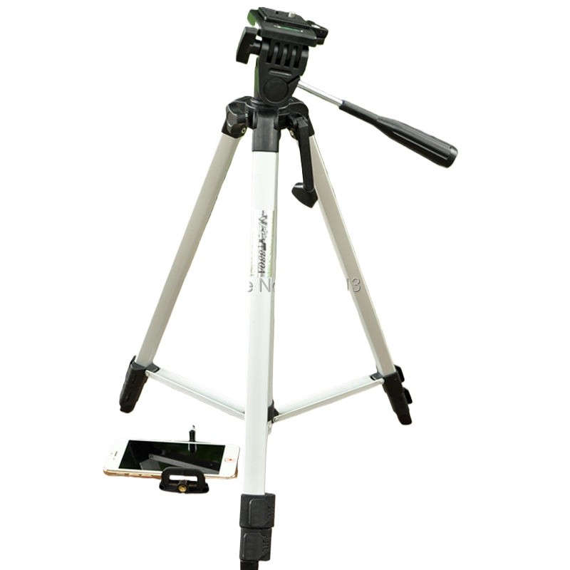 weifeng WT-330A hanness camera Camcorder DV tripod + Mobile phone clip  Binoculars