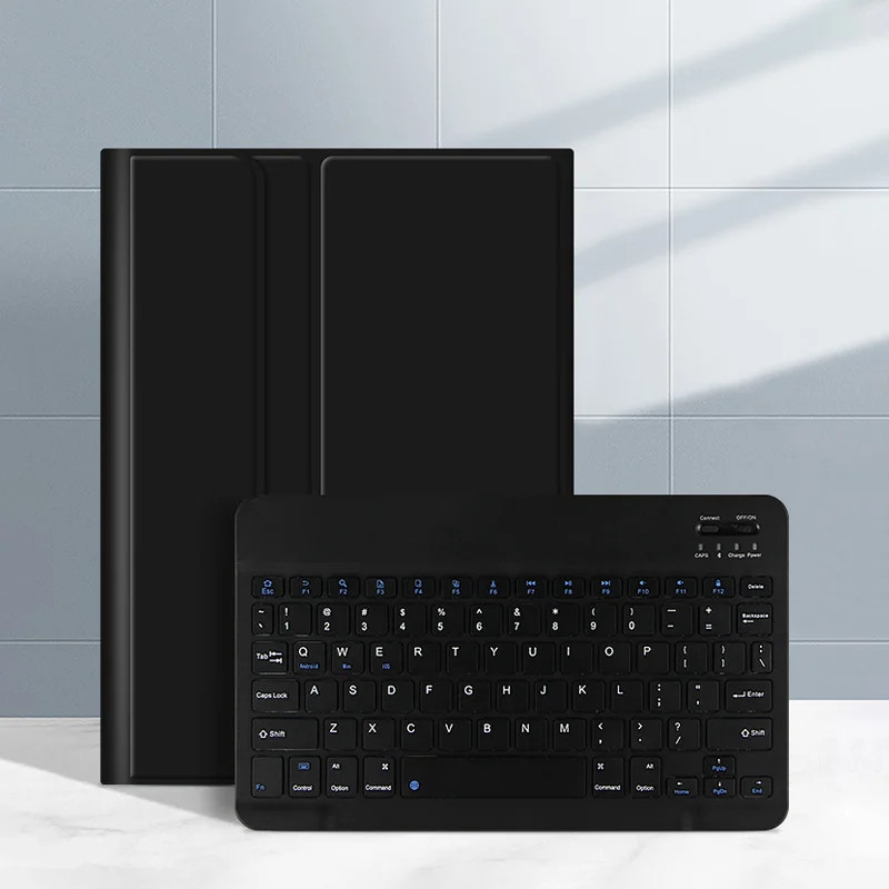 { FastGadget } [ Samsung Tab S9 / S9 FE / S10 FE / S10 FE Plus 13.1" ] Smartcase Case Cover + Keyboa