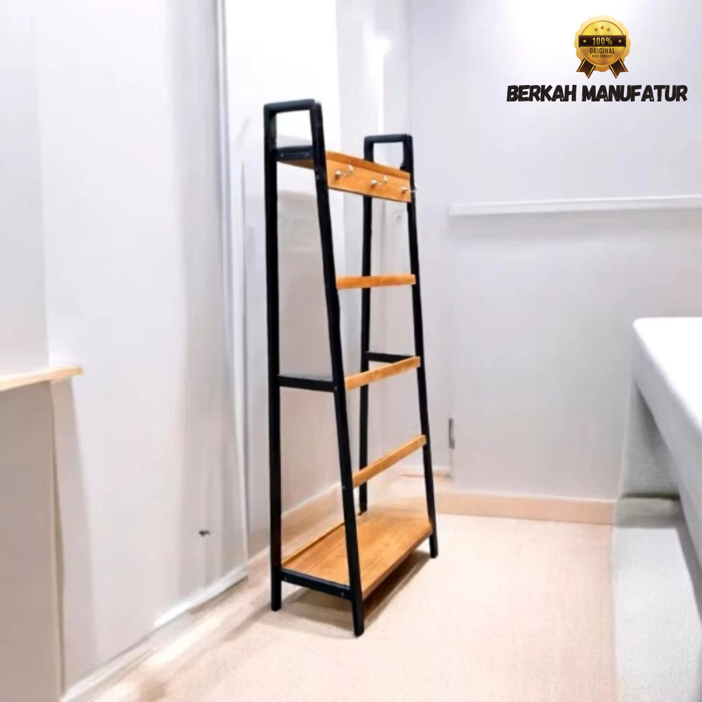 PROMO rak mukena sarung sajadah rak cantelan mukena cantelqn sarung cantelan sajadah rak kayu serbag