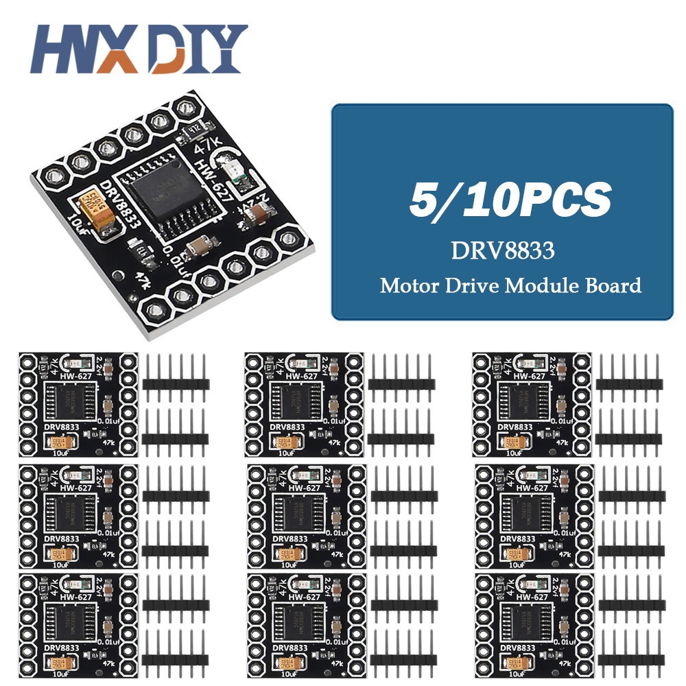 5/10PCS Modul Penggerak Motor DRV8833 1.5A Dual H Bridge DC Gear Motor Driver Controller Board Kit D
