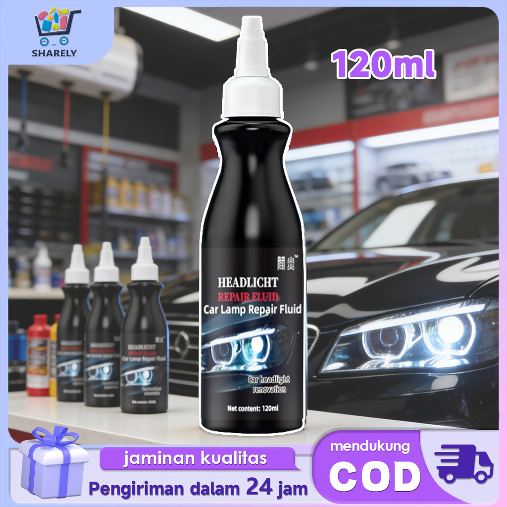 Headlamp Cleaner 120ml Headlamp Restoration Mobil Headlamp Polish Untuk Yang Menguning Renovasi