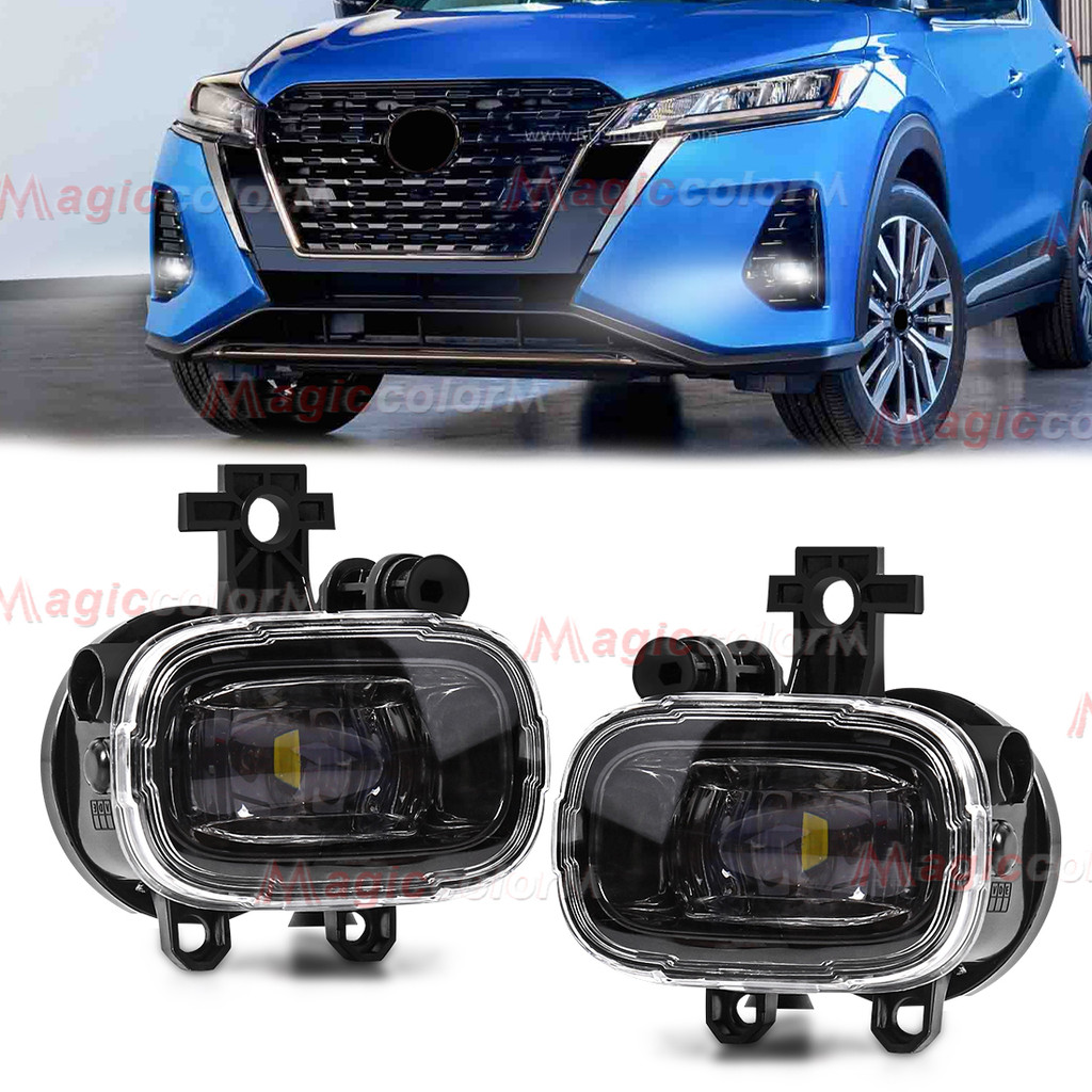 Lampu Kabut LED Untuk Nissan NAVARA NP300 X-trail Xtrail Rogue Kicks Juke F16 MK2 Lampu Kabut Haloge