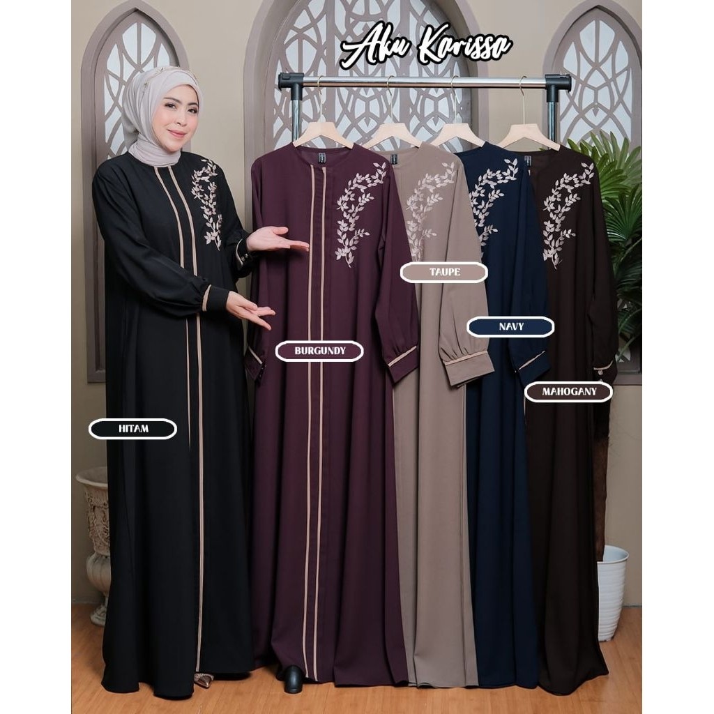 EZMOSHOP GAMIS SYAFALIA &  FADIRA & NABILA BORDIR TERBARU 2026 AKU KARISSA//BEST SELLER VIRAL KEKINI