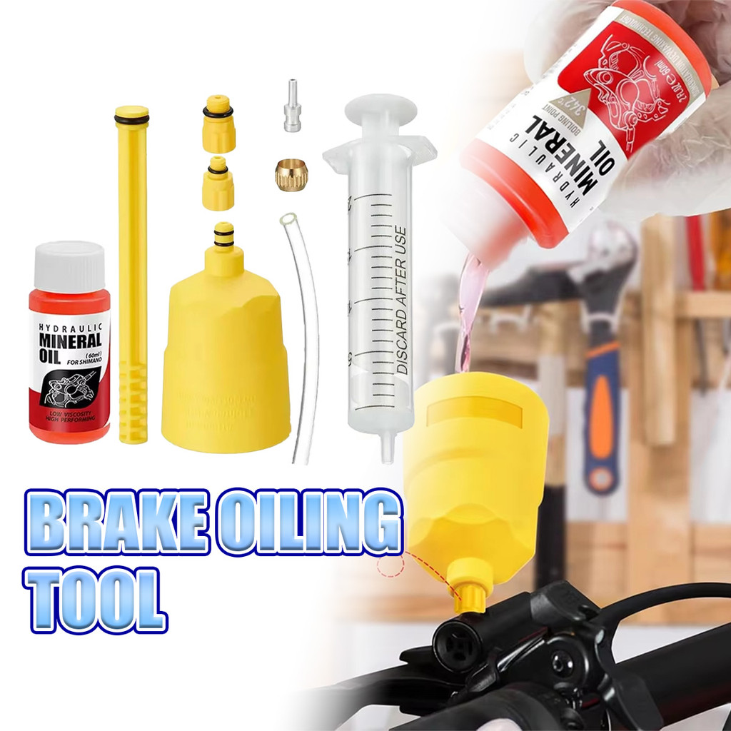 8PCS/Set Sepeda MTB Alat Bleeding Minyak Rem Sepeda Bleed Kit Rem Hidrolik Alat Blending Minyak Rem 