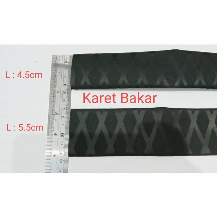 FSA Karet bakar joran heat shrink rubber 50 cm gagang grip joran 50cm - Hitam, P:100cm L:4.5cm