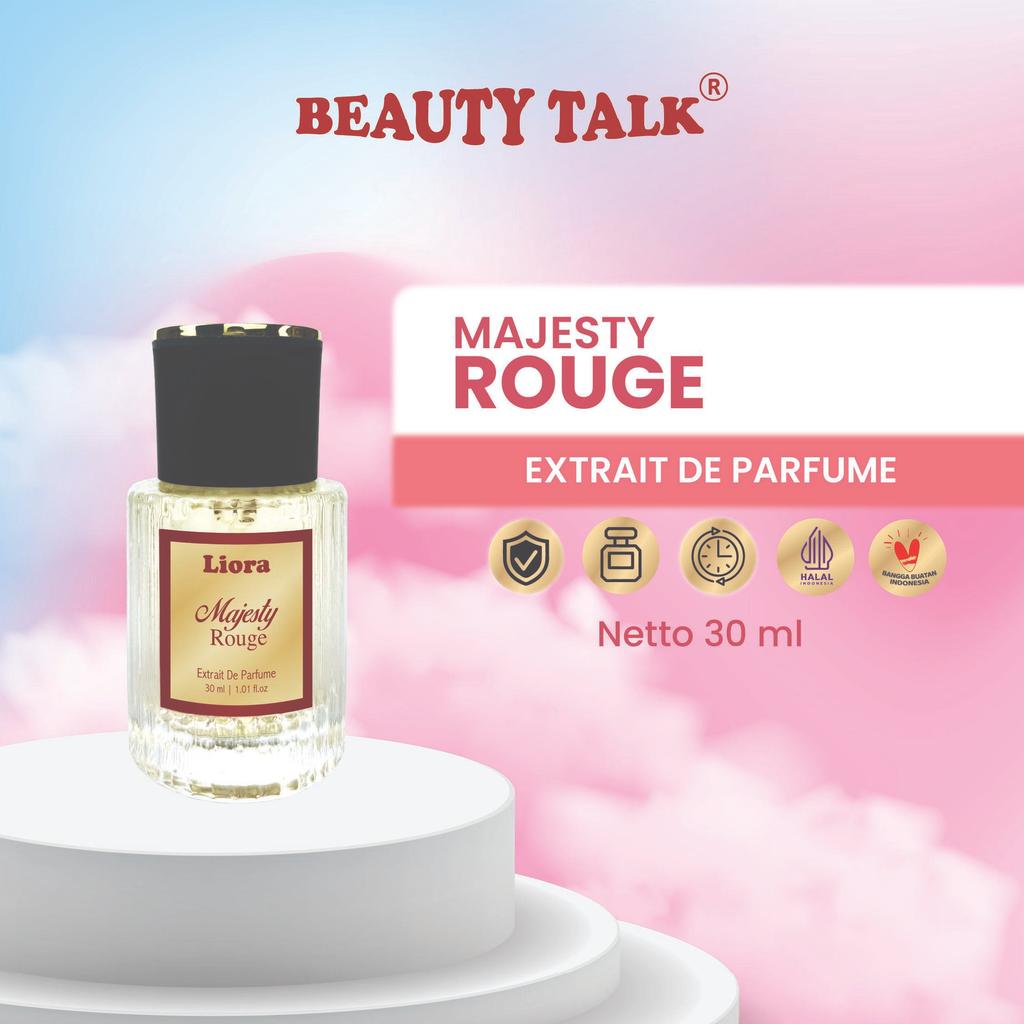 LIORA Rouge Majesty Extrait De Parfume 30ML I Parfum Dengan Aroma Karakter Bold, Classy, dan Eksklus