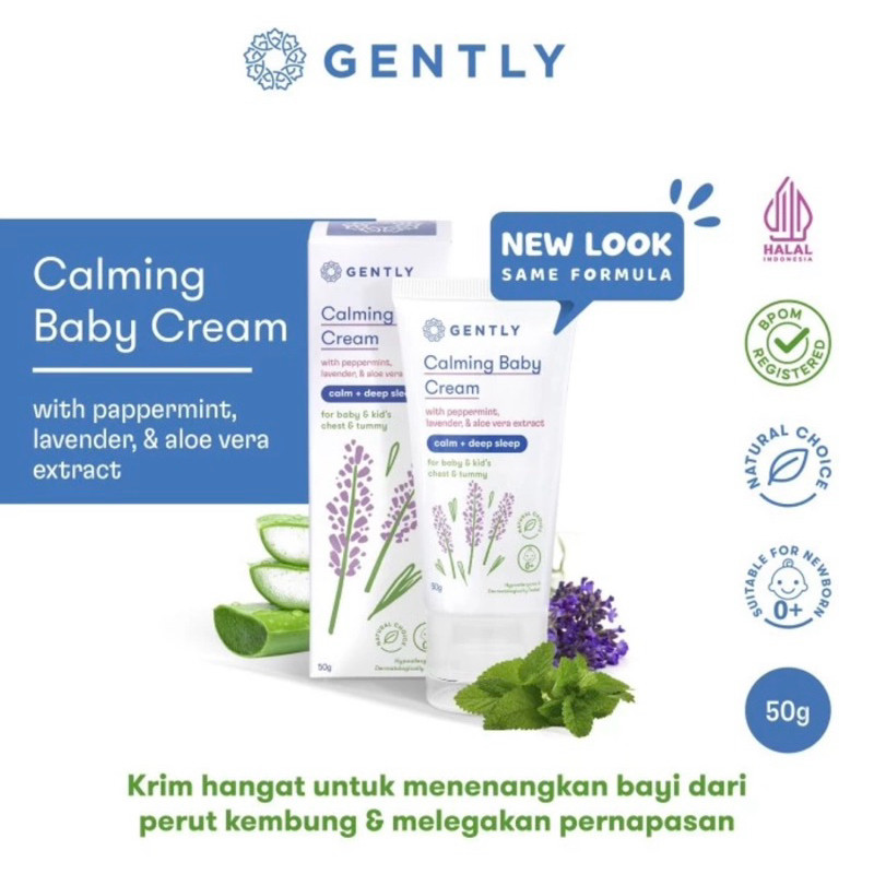 Gently Calming Baby Cream (Meredakan Perut Kembung Bayi)