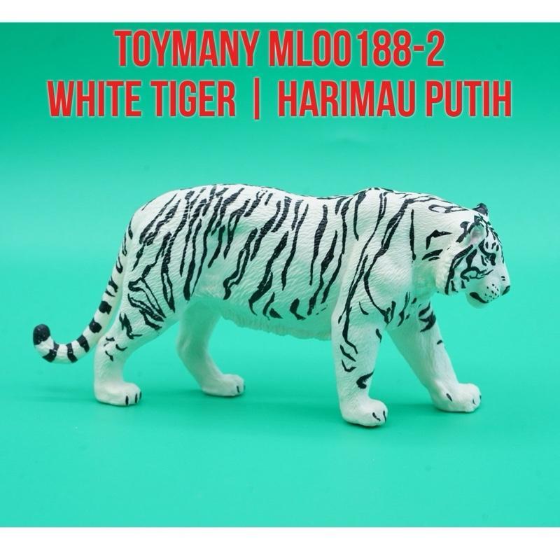 ToyMany ML00188-2 | White Tiger Macan Harimau Putih Bengala Bengal Panthera Tigris | Mainan Figure B