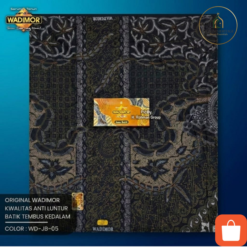 Sarung Wadimor Premium - Motif Elegan, Bahan Katun Halus & Nyaman