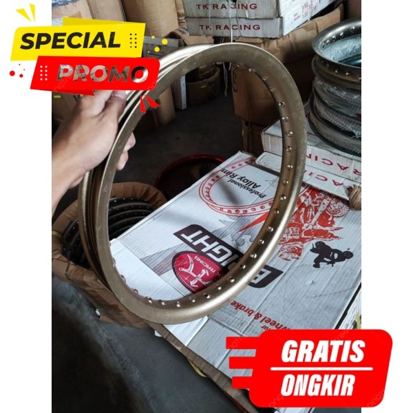 Velg TK Japan Original Ring 17 Ukuran 160 Tipe U Ultra Bronze untuk Honda Supra X 125