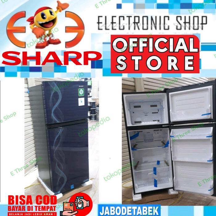 Sharp Sj197Nd Kulkas 2 Pintu No Frost 172 L - Sj197 - Sj 197