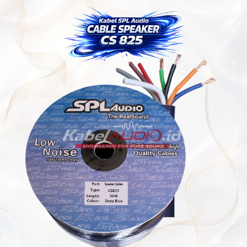 Kabel SPL Audio Speaker Cable CS-825 Ecer Harga Per Meter