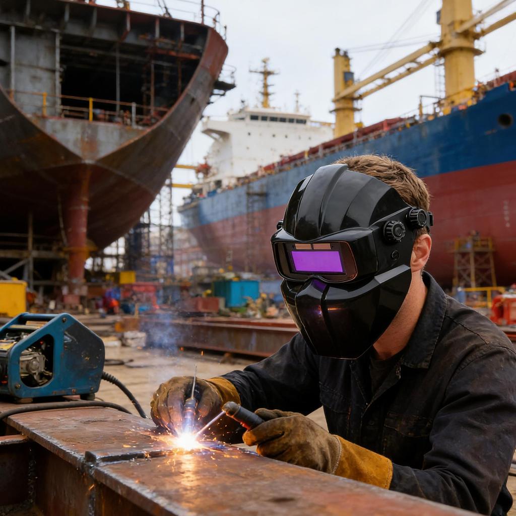 Welding Helmet Adjustable Light Blocking Welder Work Safety Equipments Welder Helmet for Women Men P