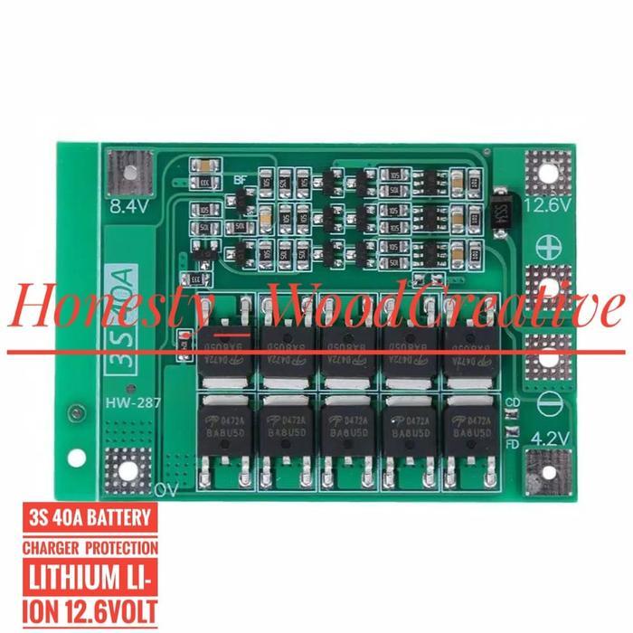 3S 40A BATTERY CHARGER PROTECTION LITHIUM LI-ION 12VOLT