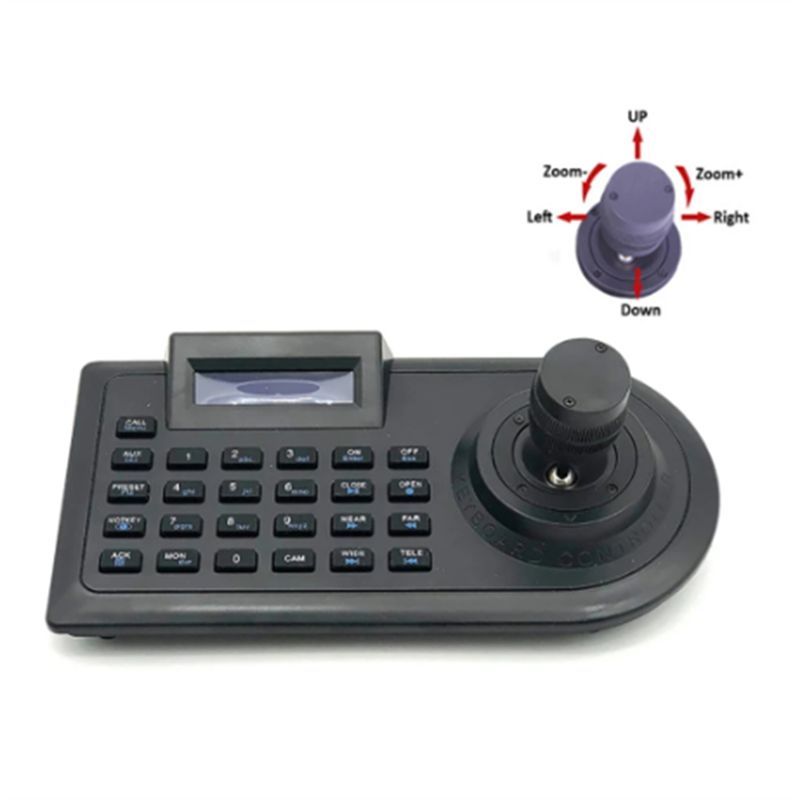 Superb 3D Axis Joystick CCTV Keyboard Controller Keypad for AHD Security PTZ Speed Camera Decoder DV
