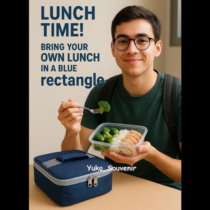 Lunchbag anak/ dewasa/ polos/ Lunchbag yooyee