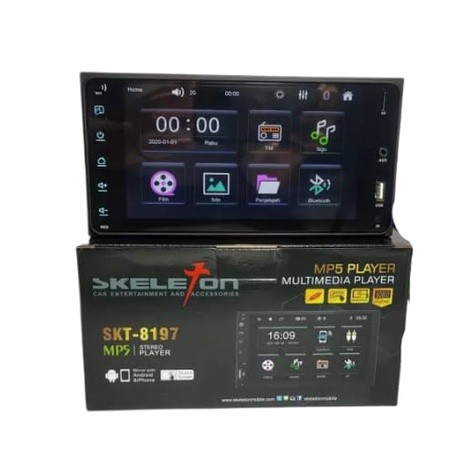 OtoPlay - Tape Mobil Plug n Play Toyota Double Din SKT-8197T.7 Inch Skeleton
