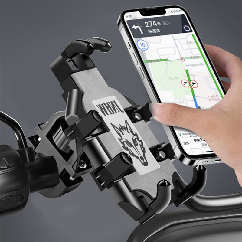 Electric Scooter E Bike Phone Holder Mobile Support Motorcycle Mobile Stand Rearview Mirror Gps Hand