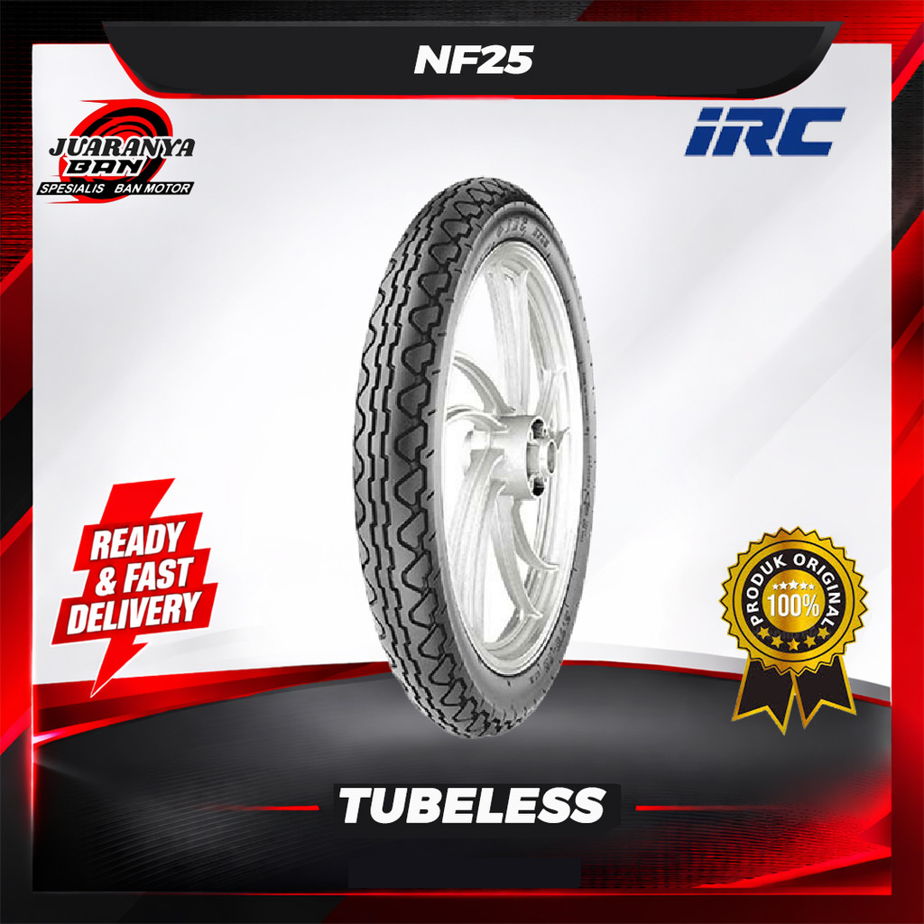 Ban motor bebek tubeless IRC NF25 80 100 17 NF 25