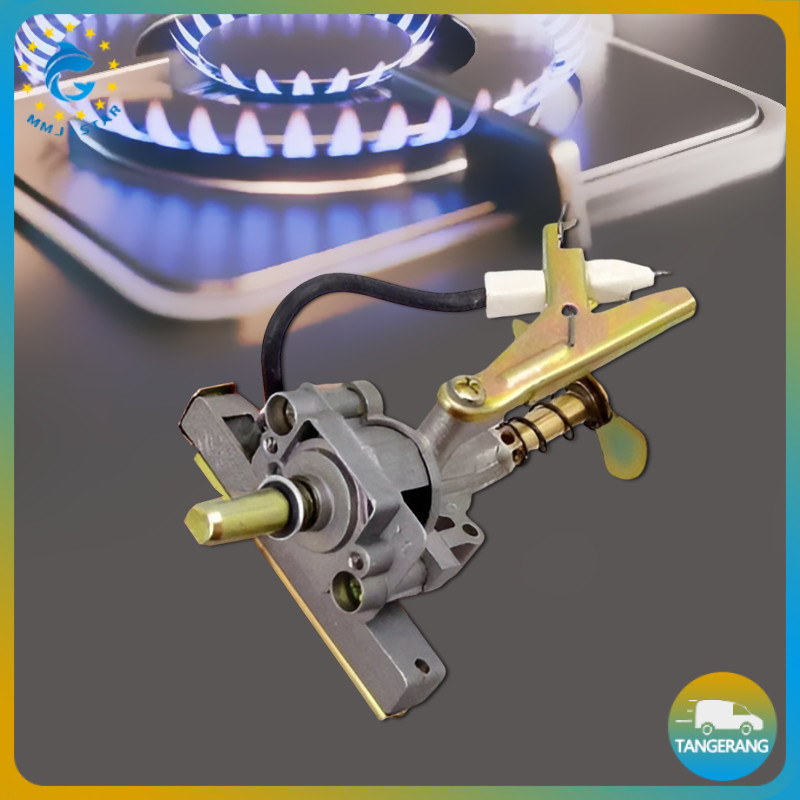 Mesin Pemantik Gas Single Valve untuk Kompor Sparepart Pengganti Kompor Gas LPG Mudah Dipasang