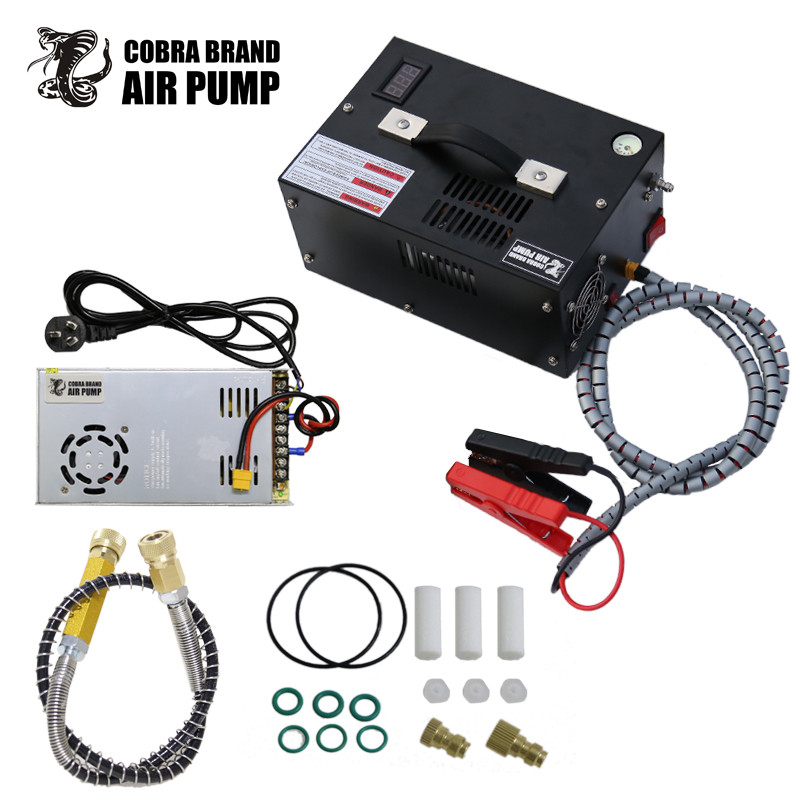 Kompresor PCP 4500Psi 300bar 110V 220V Transformator 12v 30Mpa Pompa Senapan Angin untuk Menembak da