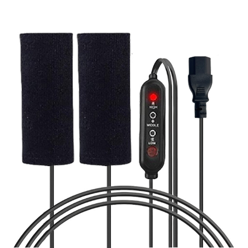Sarung pegangan pemanas listrik USB untuk sepeda listrik, menjaga kehangatan dan pemanasan, pegangan