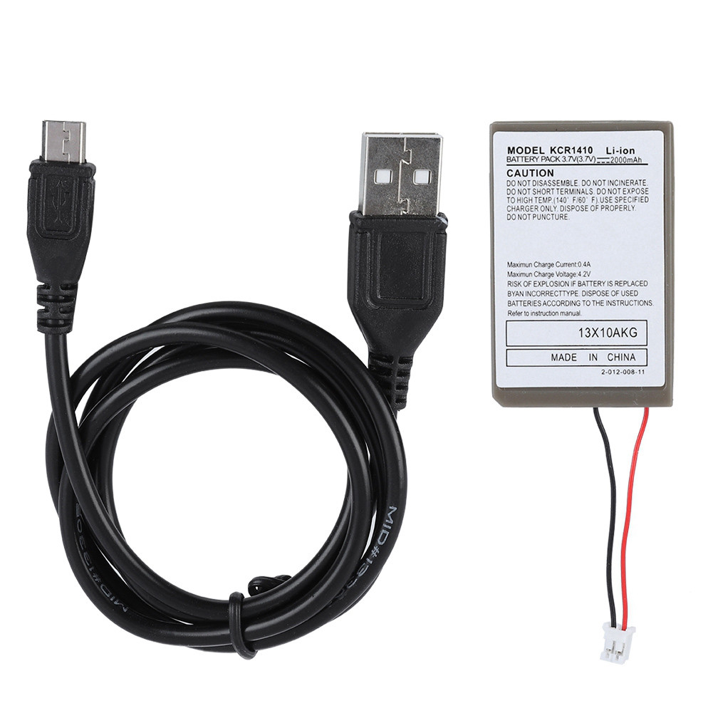 Game Controller Rechargeable Battery 2000mA Rechargeable Battery With USB Cable for PS4 Game Control