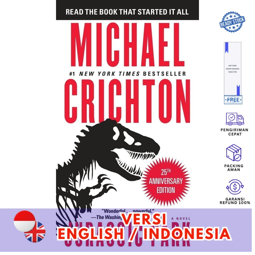 Edisi Indo_(TB)_ Jurassic Park A Novel by Michael Crichton