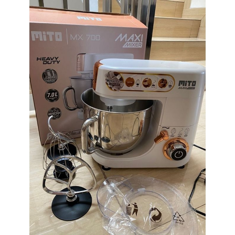 MITO MITOCHIBA STAND MIXER MX700 MX 700 MANGKOK STAINLESS BOWL MIXER KAPASITAS BESAR 7 LITER