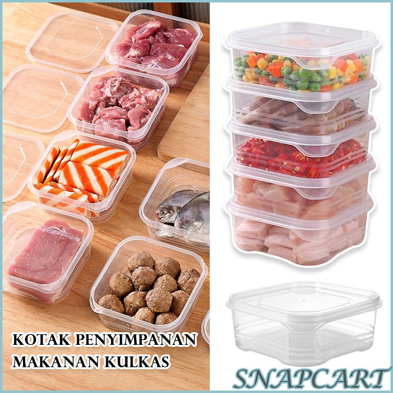Kotak Penyimpanan Makanan Kulkas 350Ml / Sayur Buah Kontainer Kulkas Food Kotak Penyimpanan Kulkas M