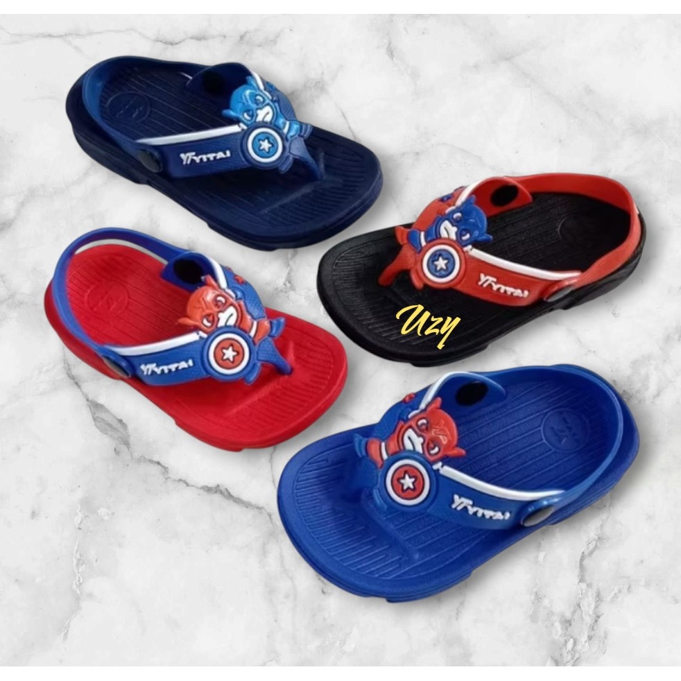 Sandal Anak Cowok bahan Eva TALI BELAKANG YITAI 342