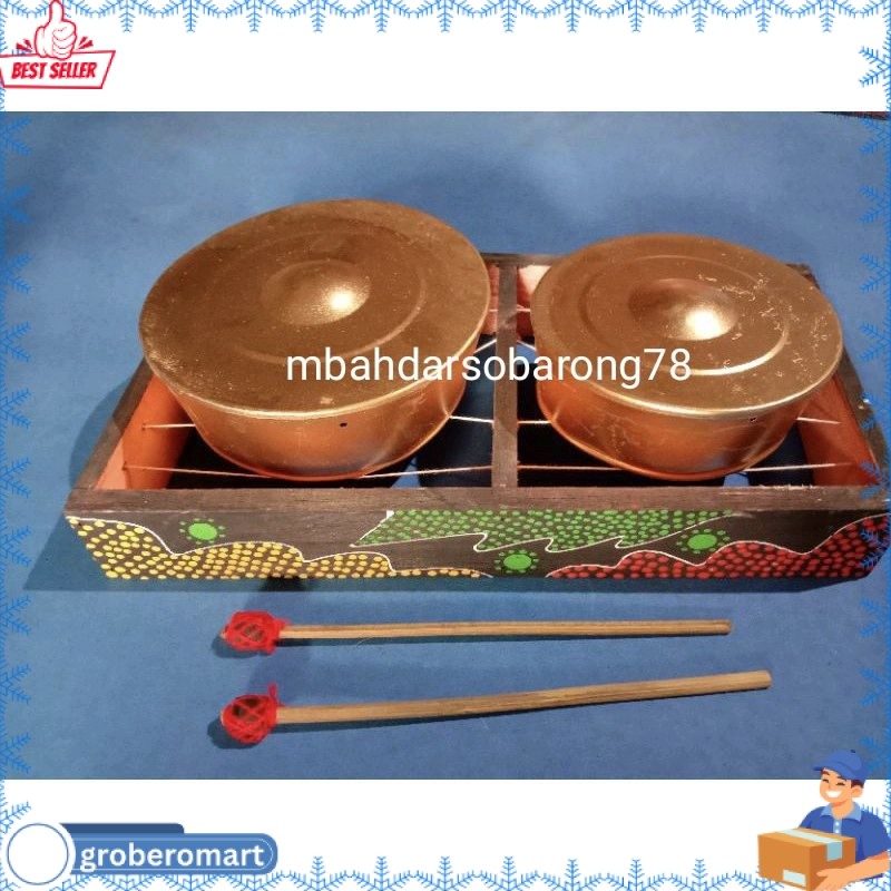 NEW Kenong, gong, mainan anak tradisional GRB