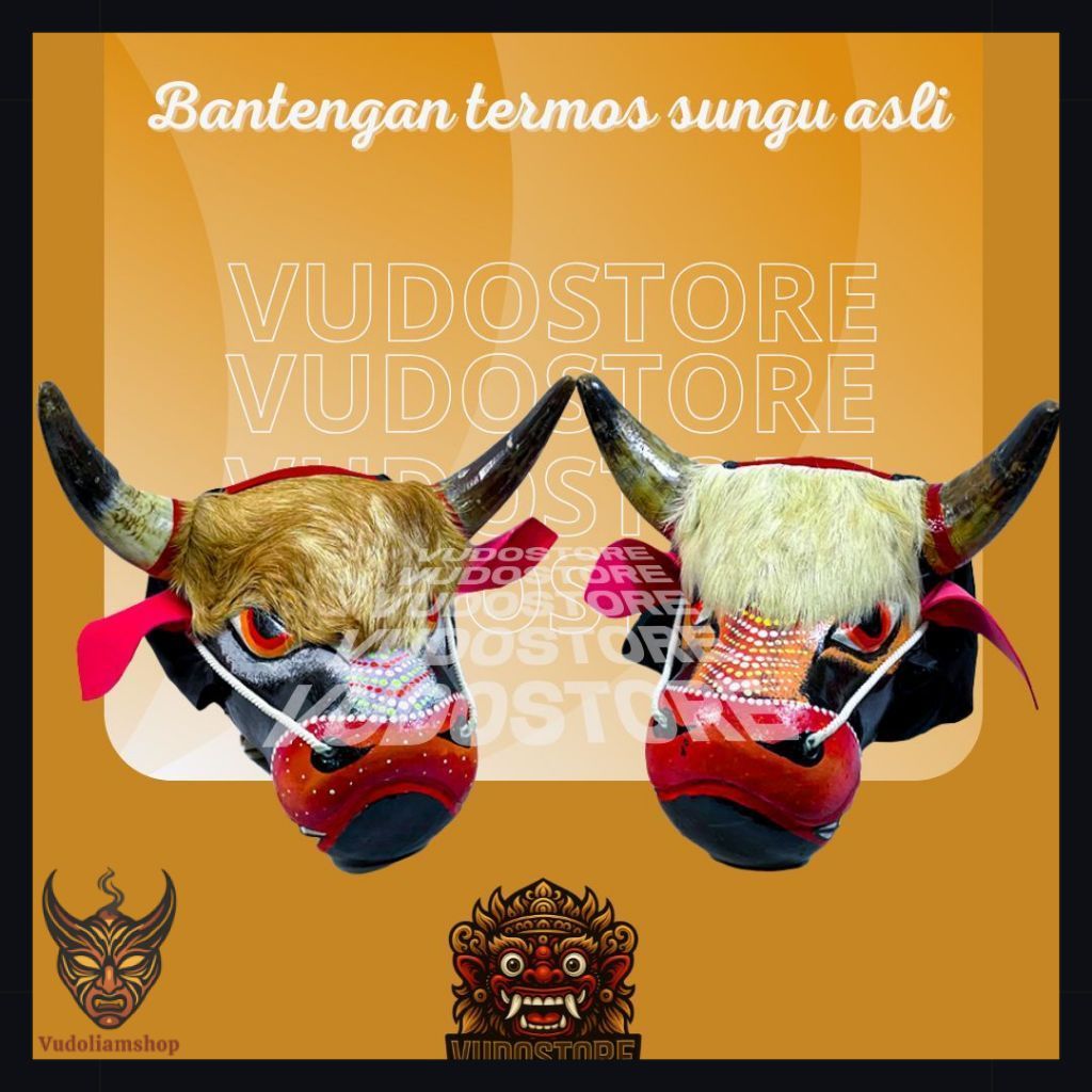 Vudoliamshop bantengan termos sungu asli anak  dan dewasa siap pentas
