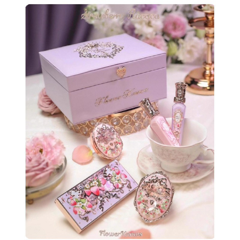 FLOWER KNOWS Kotak Perhiasan Putri Flower Knows ~ Kotak Penyimpanan Flower Knows Kotak Makeup Meja T