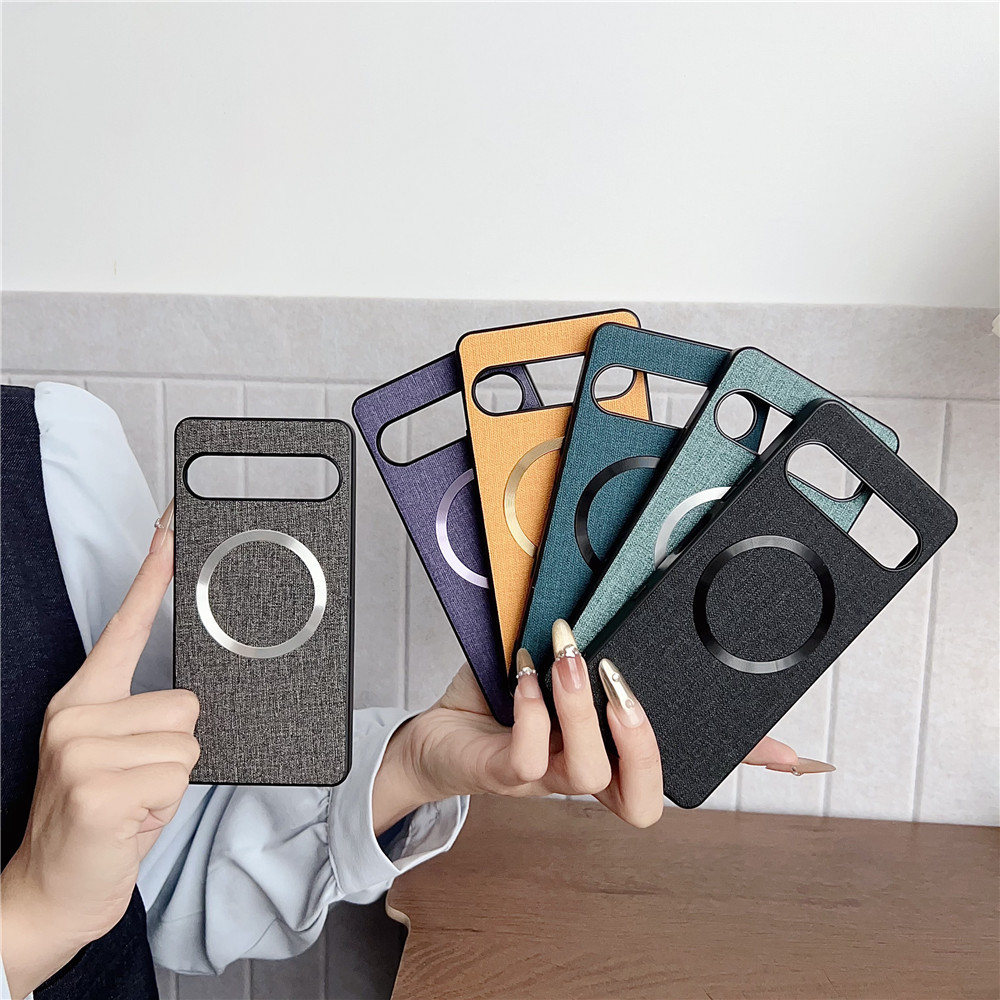 Casing untuk Sony Xperia 10 VII IV V VI III   Penutup Ponsel Kain Magnetik     Casing Anti Guncangan