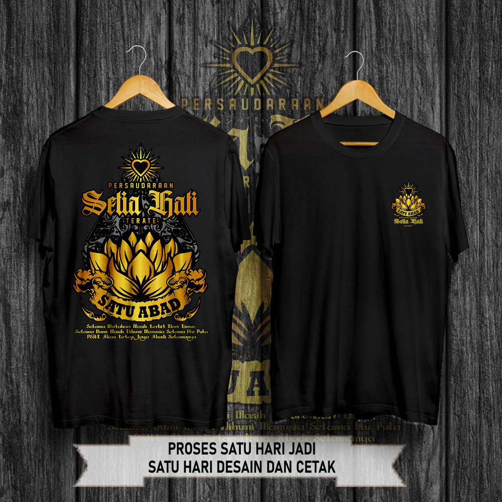 KAOS PSHT PENCAK SILAT SH TERATE BAJU SILAT TERATE WARU PUTIH CLOTH TERATE EMAS 1 ABAD TERBARU kEREN