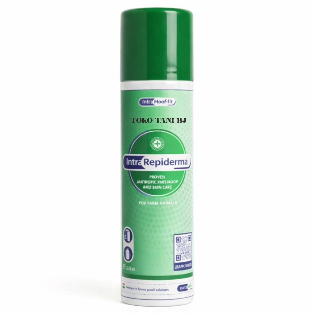 ( BISA COD ) INTRA REPIDERMA SPRAY 250 ML - OBAT LUKA SPRAY HEWAN TERNAK PMK LIKE LIMOXIN SPRAY