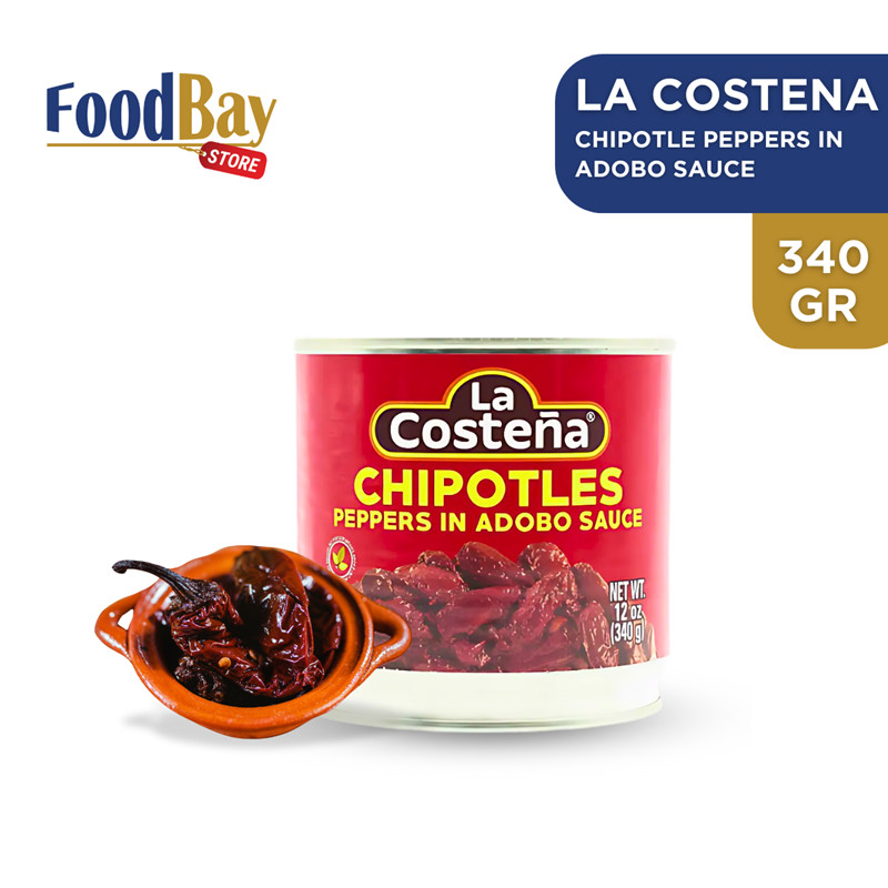 LA COSTENA Chipotle Peppers in Adobo Sauce 340 Gr