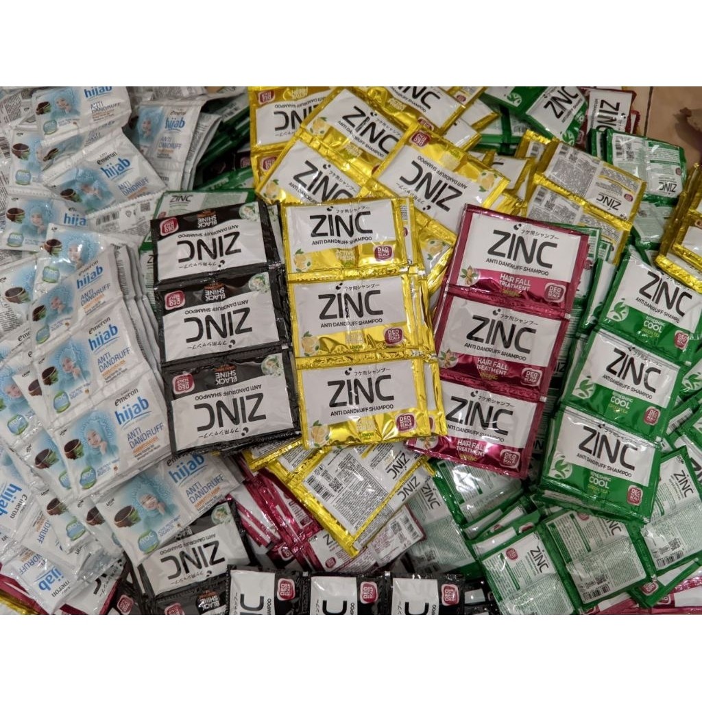 JMS [1 Renceng] Sampo Sachet Murah Zinc/Zinc Shampo Renceng