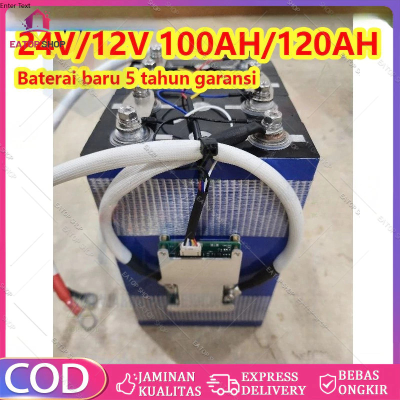 COD Sudah dirakit Battery Lifepo4 Battery Lifepo4 12v 100ah/120ah