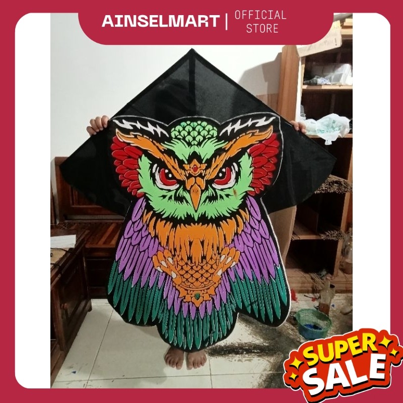 layangan celepuk / layangan kain / layangan hias /SA