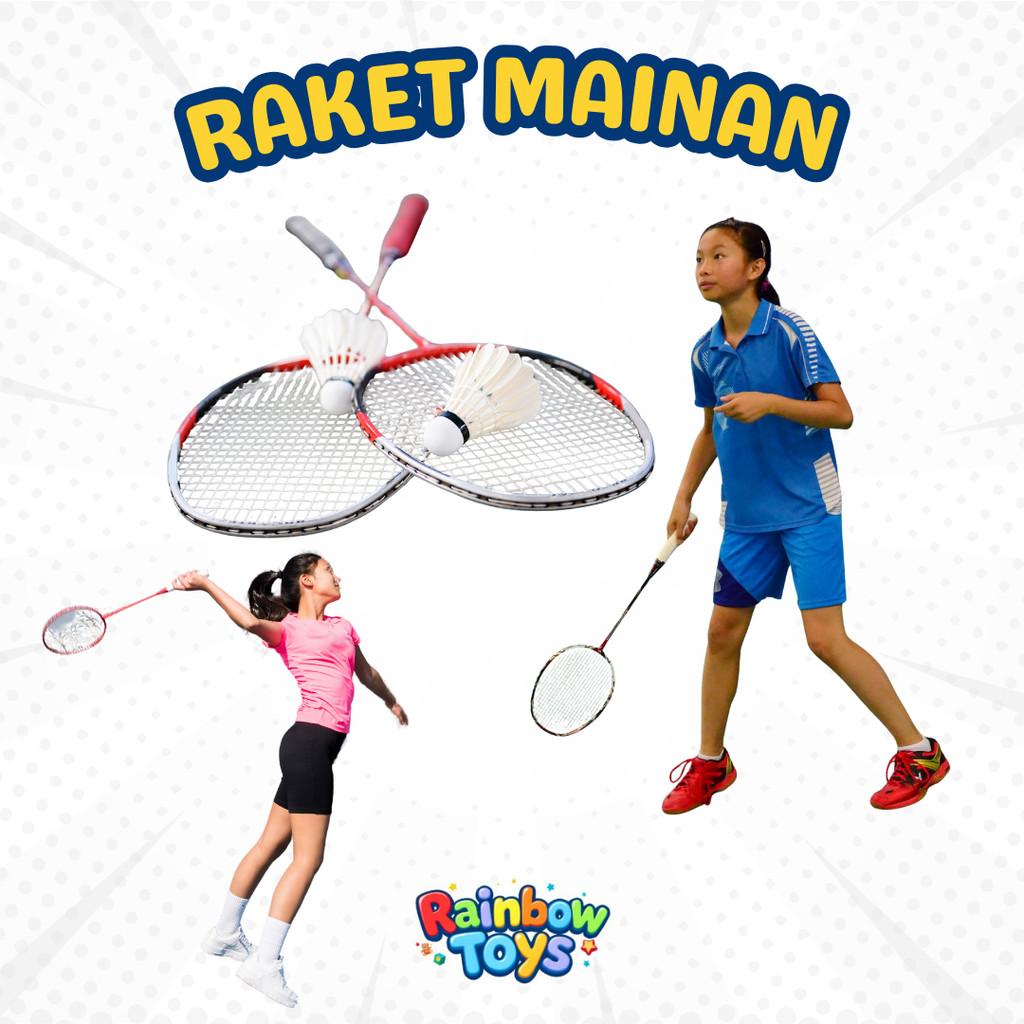 Raket Badminton Mainan Raket Bulu Tangkis Anak