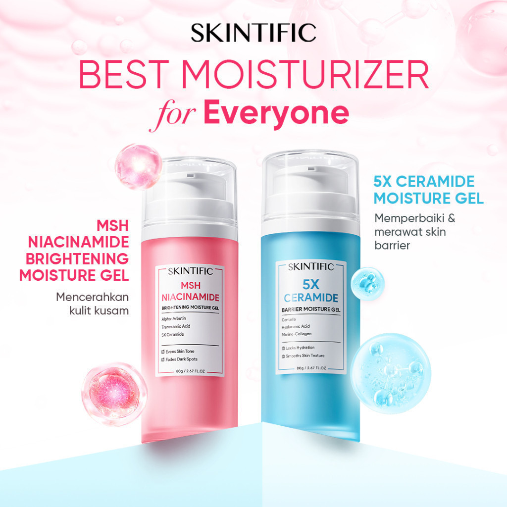 [Big Size]  SKINTIFIC MSH Niacinamide Brightening Moisture Gel 80g / 5X Ceramide Barrier Moisture Ge