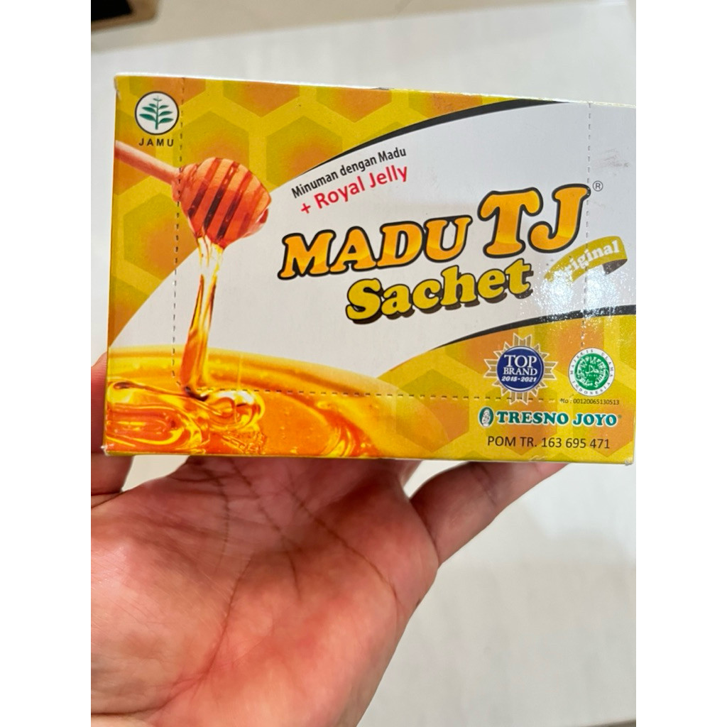MADU TJ SACHET Madu TJ Sachet 1 Box Isi 12 Sachet