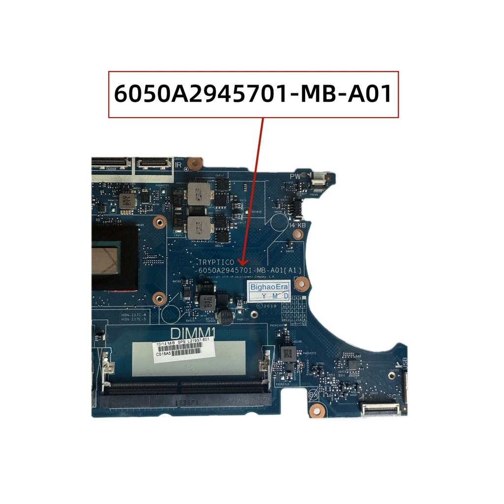 For HP EliteBook 745 G5 755 G5 Laptop Motherboard With R3-2300 R5-2500 R7-2700 CPU 6050A2945701-MB-A
