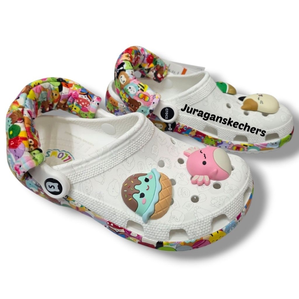 SANDAL CROCS SQUISH MALLOW/CROCS CLASSIC FLORA/CROCS SQUISH MALLOW/SANDAL CROCS WANITA/CROCS WANITA 