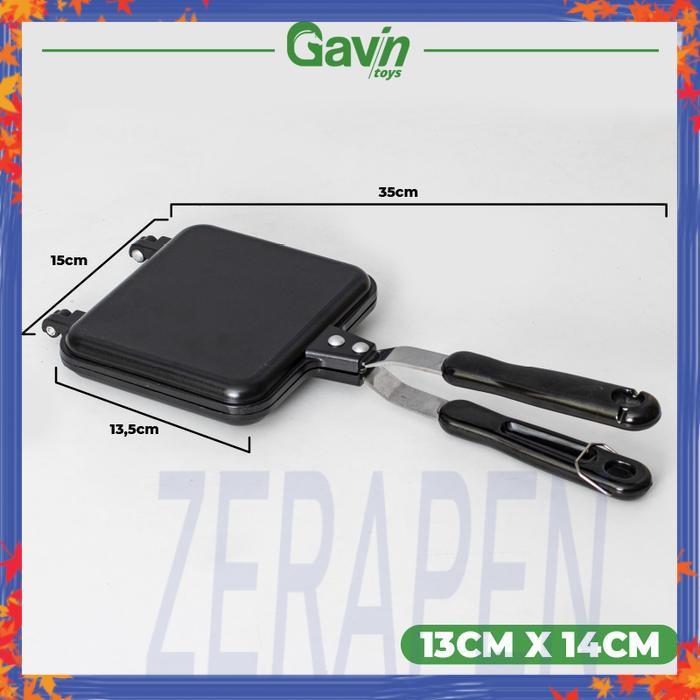 Pemanggang Roti Kompor Anti Lengket Sandwich Maker Alat Roti Panggang