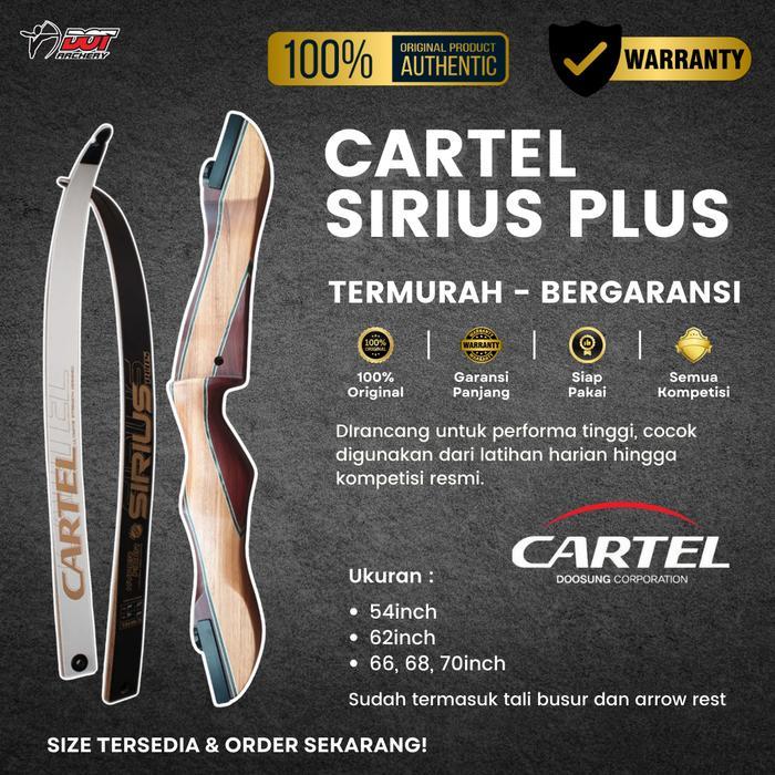 Busur Panah Cartel Sirius / Bowset Cartel Sirius plus wooden / paket busur standar nasional | Pemula