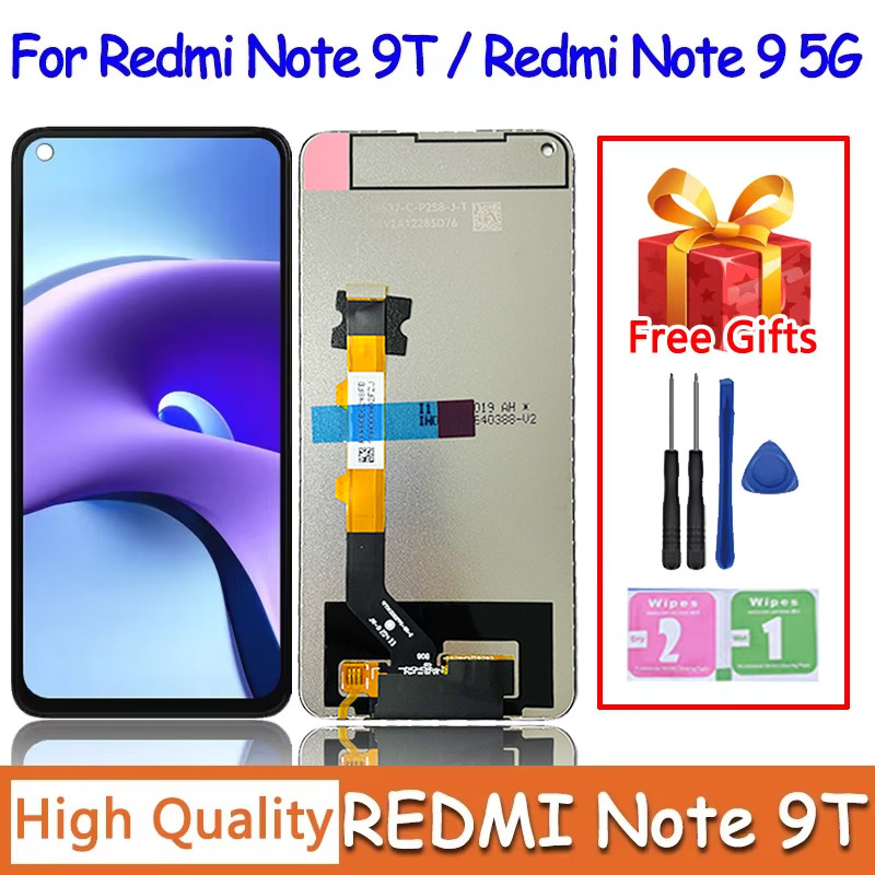 M2007J22G M2007J22C splay Screen For Xiaomi Redmi Note 9T LCD splay Screen Tou gitizer Assembly For 