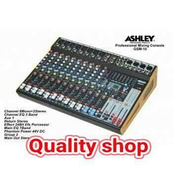 mixer asley gsm-10 garansi resmi 1 tahun